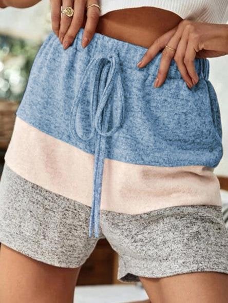 Multicolor Printed Lace Casual Shorts - Shorts - INS | Online Fashion Free Shipping Clothing, Dresses, Tops, Shoes - 10-20 - 29/06/2021 - Bottom