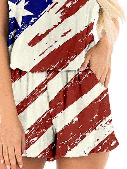 Multicolor Printed Loose Sling Jumpsuit - Jumpsuits - INS | Online Fashion Free Shipping Clothing, Dresses, Tops, Shoes - 31/05/2021 - Bottoms - Category_Jumpsuits