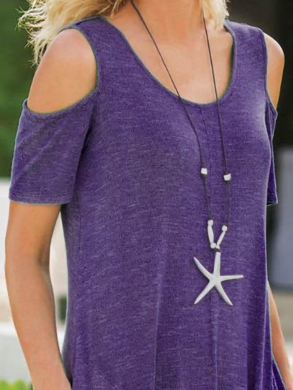 Off Shoulder Maxi Dress With Pocket - Maxi Dresses - INS | Online Fashion Free Shipping Clothing, Dresses, Tops, Shoes - 09/06/2021 - Color_Black - Color_Blue