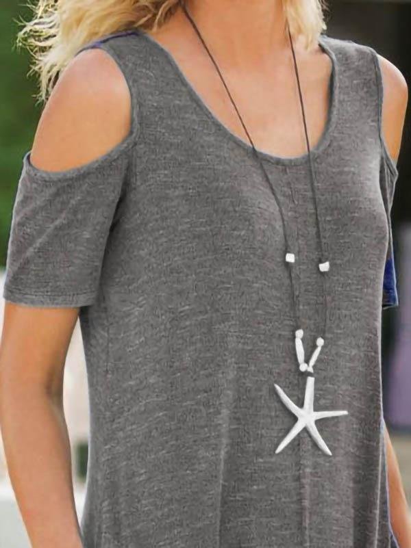 Off Shoulder Maxi Dress With Pocket - Maxi Dresses - INS | Online Fashion Free Shipping Clothing, Dresses, Tops, Shoes - 09/06/2021 - Color_Black - Color_Blue