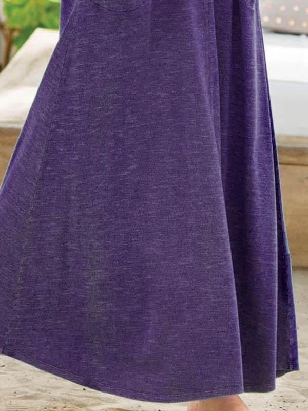 Off Shoulder Maxi Dress With Pocket - Maxi Dresses - INS | Online Fashion Free Shipping Clothing, Dresses, Tops, Shoes - 09/06/2021 - Color_Black - Color_Blue