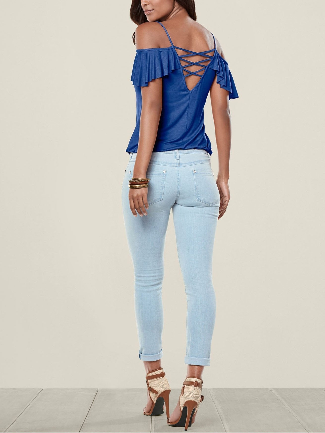 Off-shoulder Short-sleeved Casual Sling T-shirt - T-shirts - INS | Online Fashion Free Shipping Clothing, Dresses, Tops, Shoes - 10-20 - 16/07/2021 - color-black