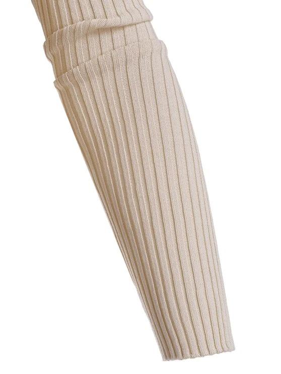 Open Back Ribbed Tie Cut Out Knitwear - INS | Online Fashion Free Shipping Clothing, Dresses, Tops, Shoes