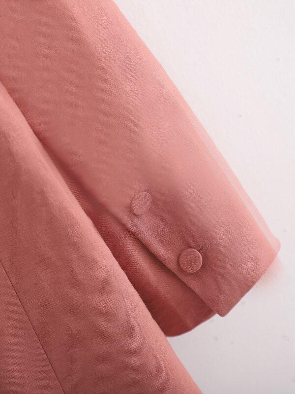 Open Front Lapel Collar Blazer - INS | Online Fashion Free Shipping Clothing, Dresses, Tops, Shoes