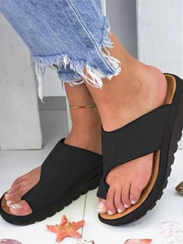 Orthopedic Premium Toe Corrector Bunion Comfy Foot Sandals - Sandals - INS | Online Fashion Free Shipping Clothing, Dresses, Tops, Shoes - 13/03/2021 - Black - Bronze