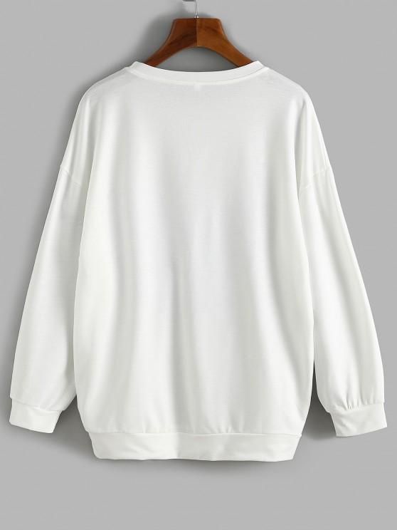 Oversize Car CALIFORNIA Graphic Sweatshirt - INS | Online Fashion Free Shipping Clothing, Dresses, Tops, Shoes