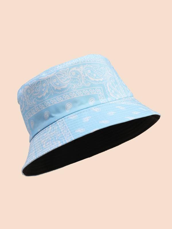 Paisley Print Bucket Hat - INS | Online Fashion Free Shipping Clothing, Dresses, Tops, Shoes