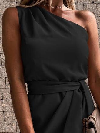 Party Solid Color Sleeveless Tight Dress - Midi Dresses - INS | Online Fashion Free Shipping Clothing, Dresses, Tops, Shoes - 07/06/2021 - Category_Midi Dresses - Color_Apricot