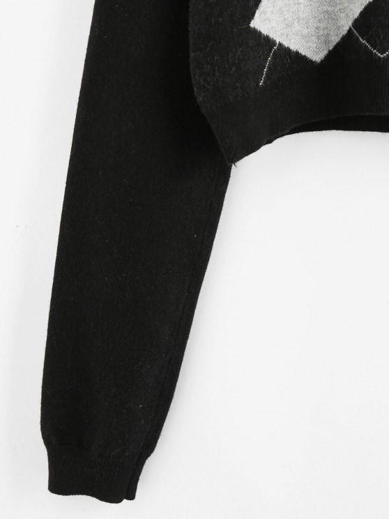 Plaid Hooded Zip Up Crop Cardigan - INS | Online Fashion Free Shipping Clothing, Dresses, Tops, Shoes