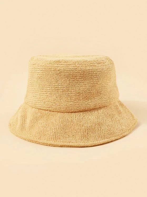 Plush Fish Graphic Knitted Bucket Hat - INS | Online Fashion Free Shipping Clothing, Dresses, Tops, Shoes