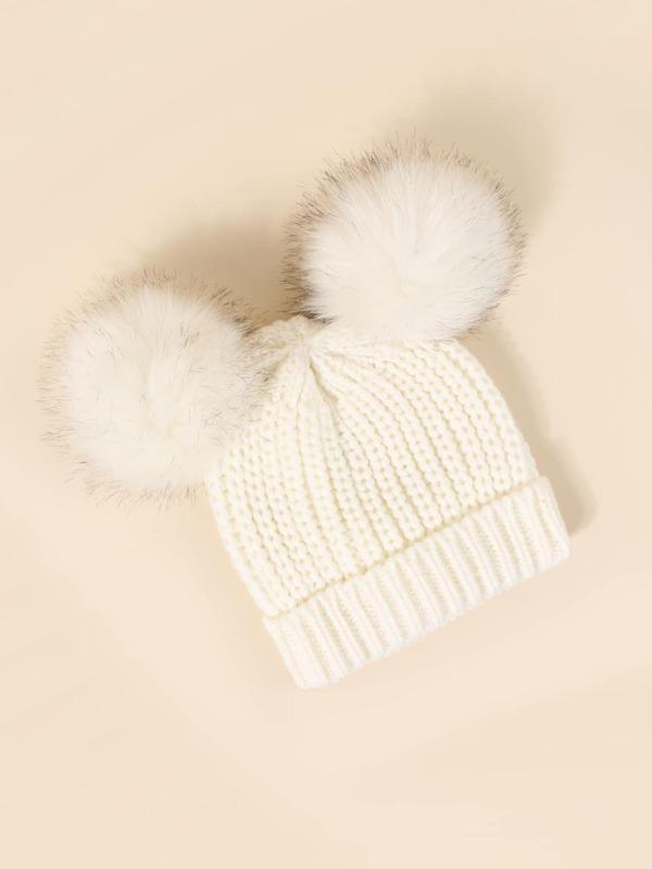Pom Pom Decor Beanie - INS | Online Fashion Free Shipping Clothing, Dresses, Tops, Shoes