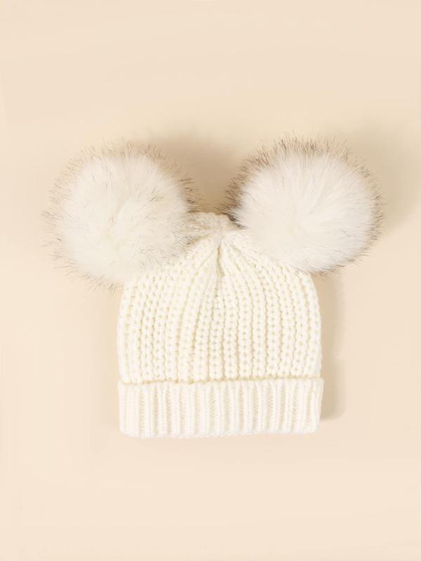 Pom Pom Decor Beanie - INS | Online Fashion Free Shipping Clothing, Dresses, Tops, Shoes