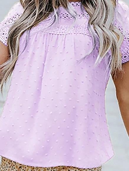 Pompom Hollow Casual T-shirt - T-shirts - INS | Online Fashion Free Shipping Clothing, Dresses, Tops, Shoes - 18/06/2021 - 20-30 - color-black