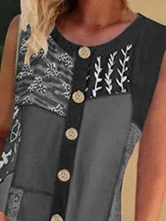 Printed Contrast Pocket Dress - Mini Dresses - INS | Online Fashion Free Shipping Clothing, Dresses, Tops, Shoes - 17/06/2021 - 20-30 - color-black