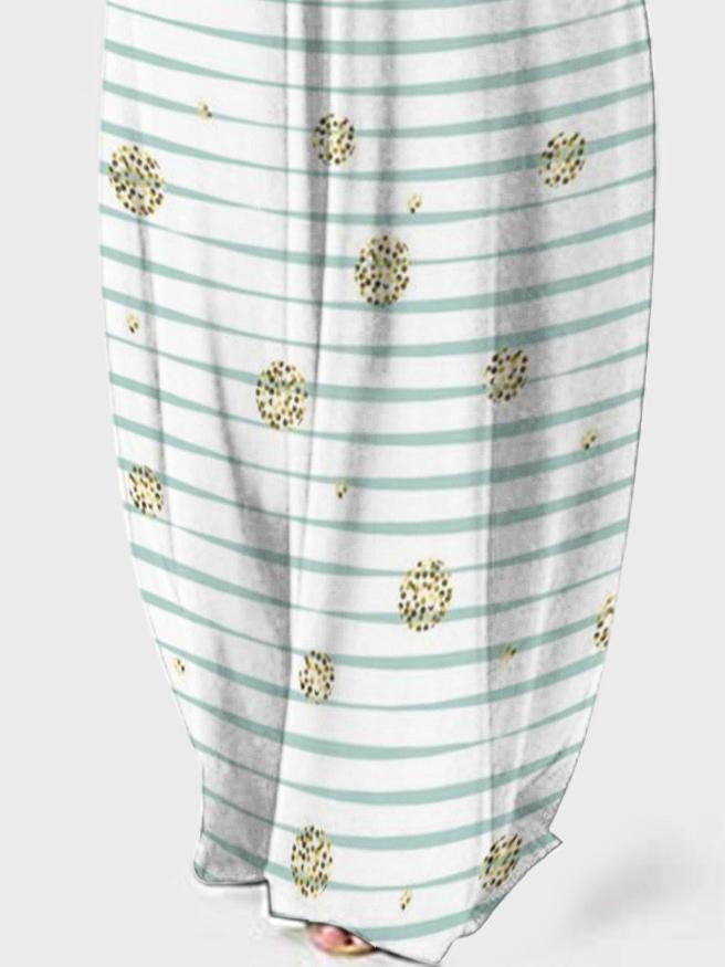 Printed Sleeveless Suspender Dress - Maxi Dresses - INS | Online Fashion Free Shipping Clothing, Dresses, Tops, Shoes - 20-30 - 21/06/2021 - color-green