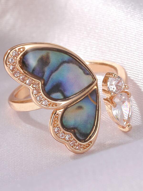 Rhinestone Cuff Ring - INS | Online Fashion Free Shipping Clothing, Dresses, Tops, Shoes