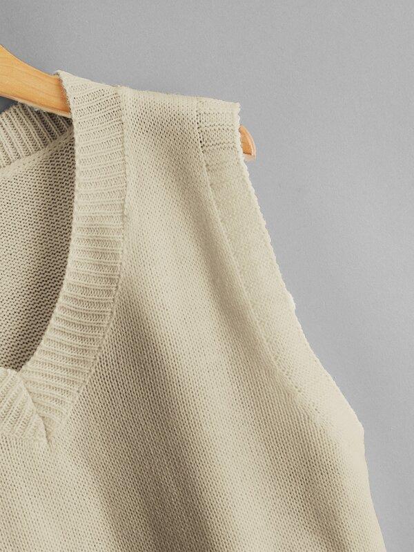 V-neck Classic Sweater Vest - INS | Online Fashion Free Shipping Clothing, Dresses, Tops, Shoes