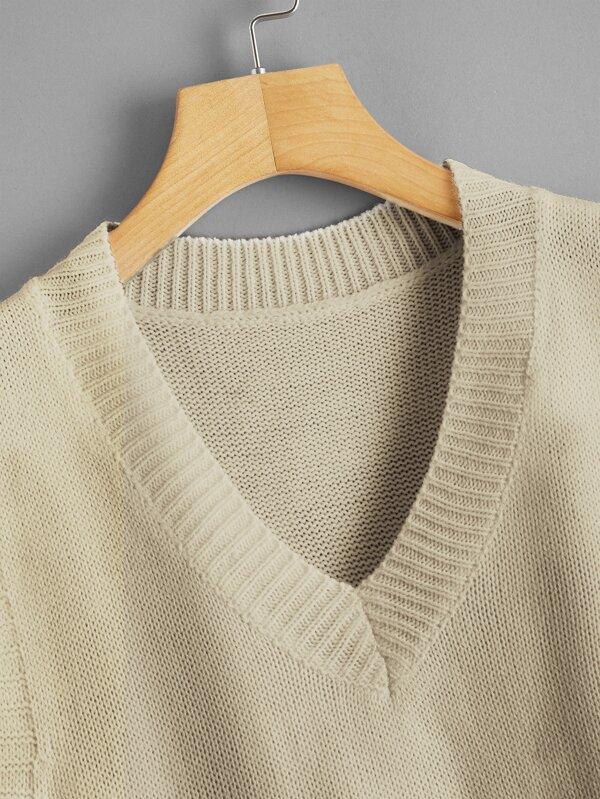 V-neck Classic Sweater Vest - INS | Online Fashion Free Shipping Clothing, Dresses, Tops, Shoes