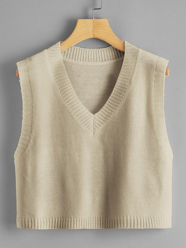 V-neck Classic Sweater Vest - INS | Online Fashion Free Shipping Clothing, Dresses, Tops, Shoes