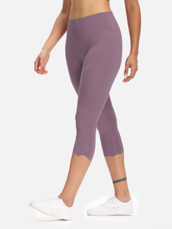 Wide Waist Capri Sports Leggings - INS | Online Fashion Free Shipping Clothing, Dresses, Tops, Shoes