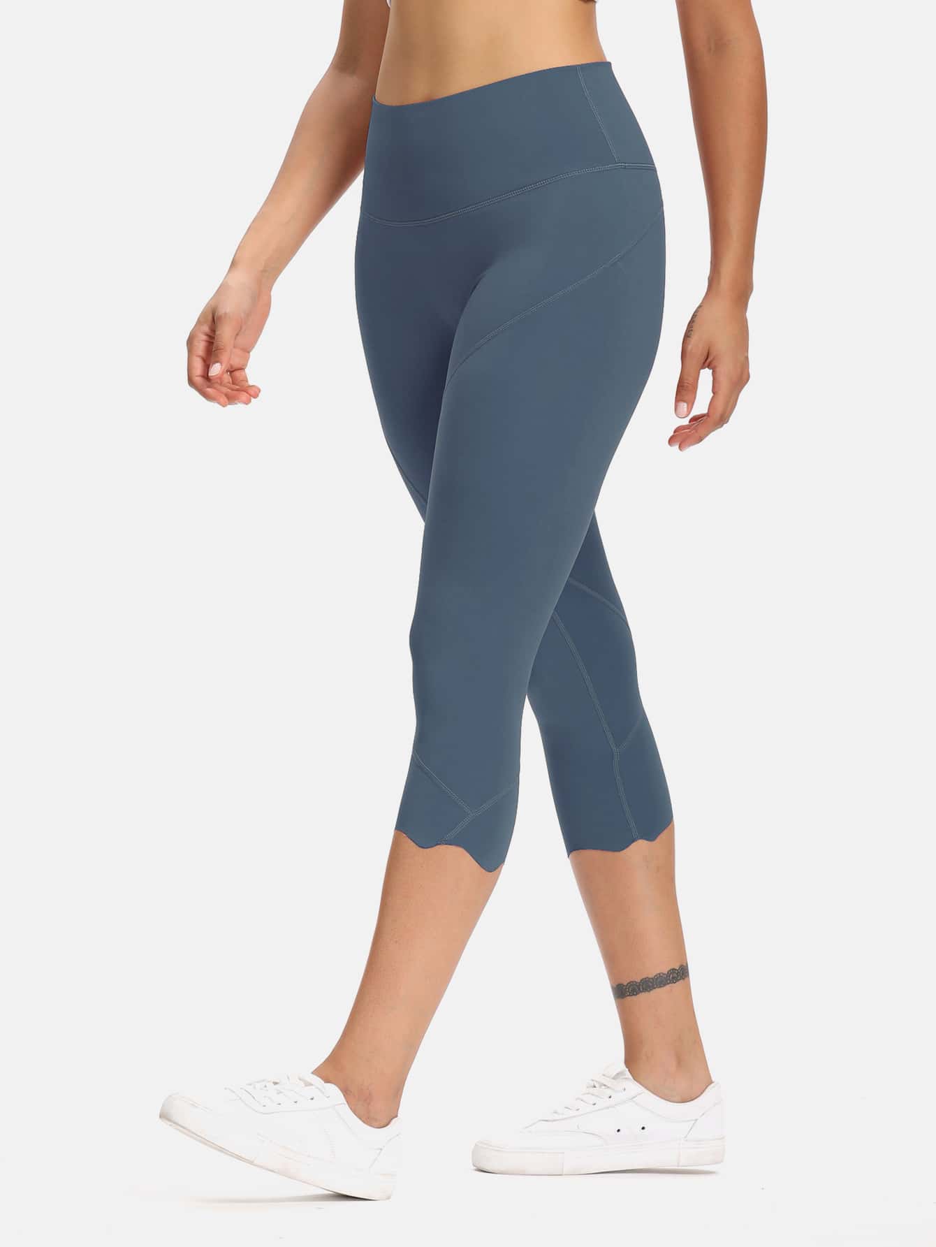 Wide Waist Capri Sports Leggings - INS | Online Fashion Free Shipping Clothing, Dresses, Tops, Shoes