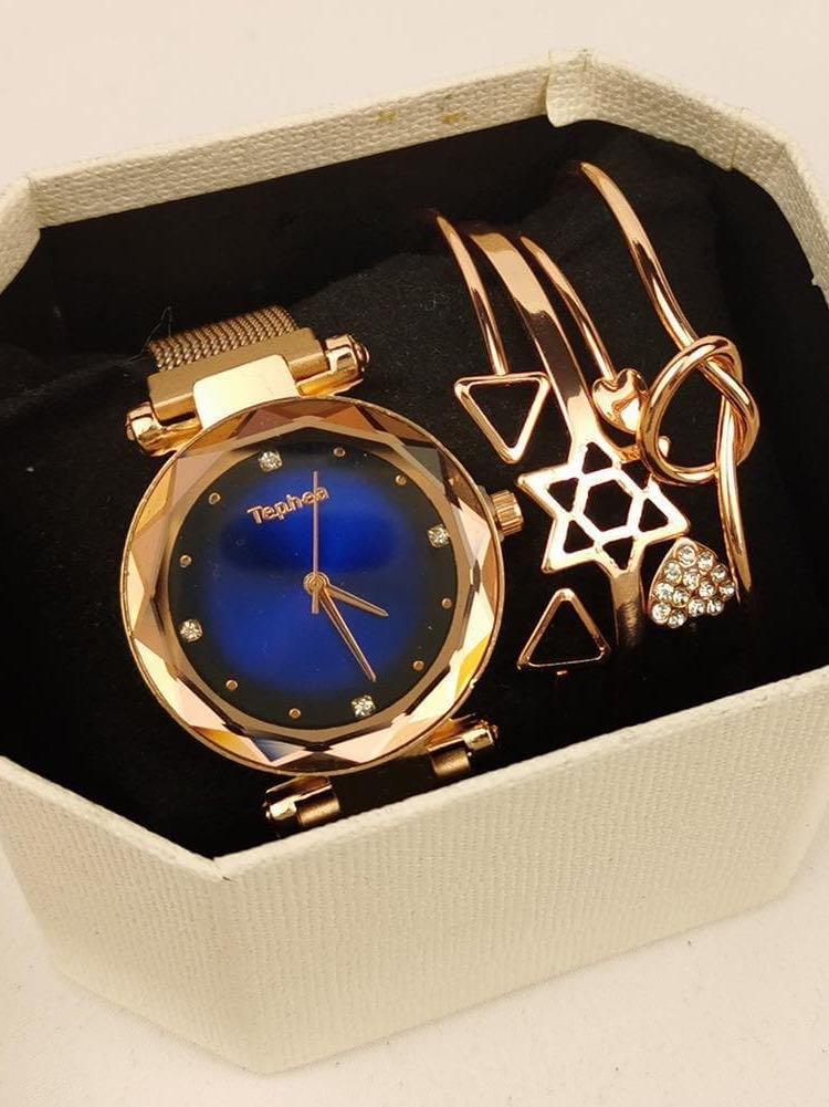 Women Quartz Watch With Bracelets Set - INS | Online Fashion Free Shipping Clothing, Dresses, Tops, Shoes