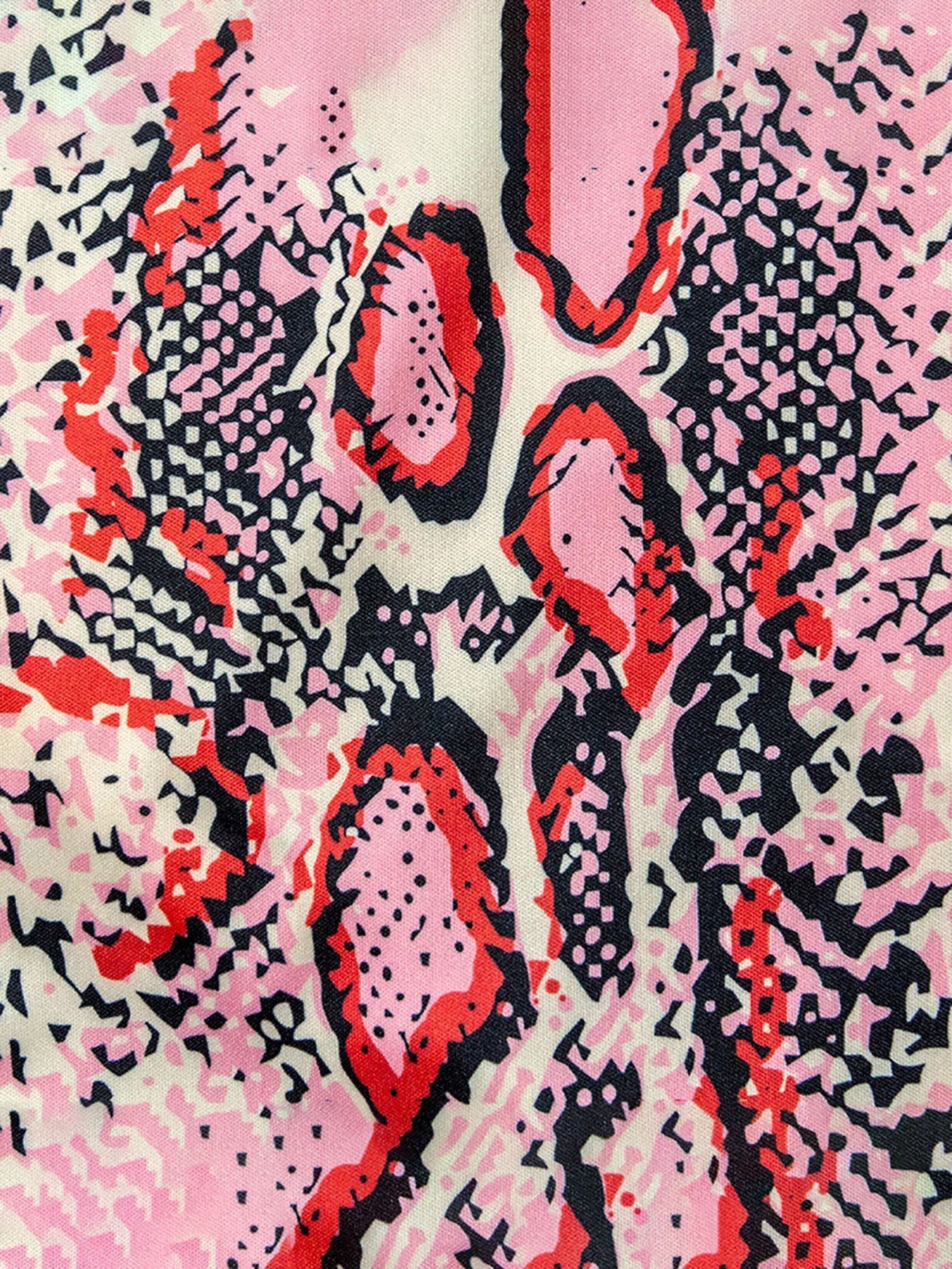 Women Snakeskin Halter Bandage Crop Top & Maxi Dress Sets - Two piece Outfits - INS | Online Fashion Free Shipping Clothing, Dresses, Tops, Shoes - 17/05/2021 - Color_Blue - Color_Red