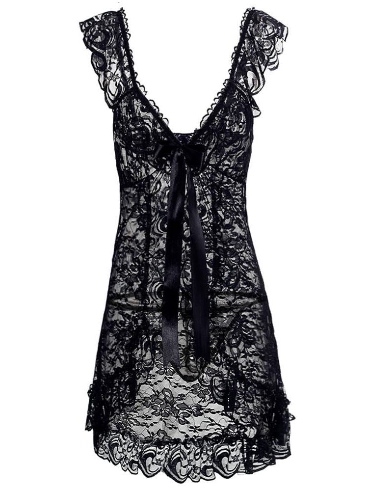 Women's All Lace Material Underwear Set - INS | Online Fashion Free Shipping Clothing, Dresses, Tops, Shoes