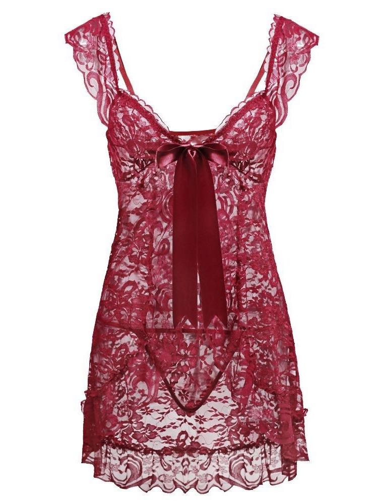 Women's All Lace Material Underwear Set - INS | Online Fashion Free Shipping Clothing, Dresses, Tops, Shoes