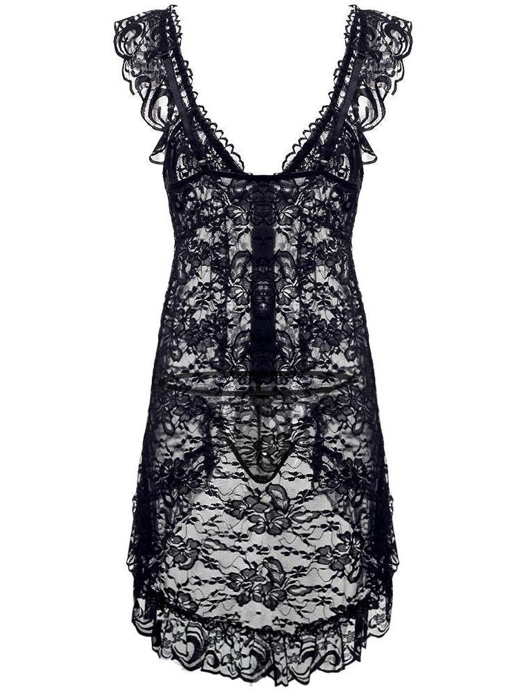 Women's All Lace Material Underwear Set - INS | Online Fashion Free Shipping Clothing, Dresses, Tops, Shoes
