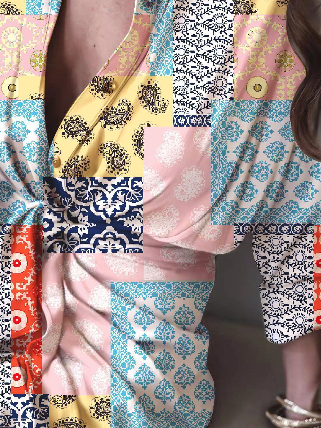 Women's Dresses Long Sleeve Multicolor Printed Temperament Shirt Dress - Maxi Dresses - INS | Online Fashion Free Shipping Clothing, Dresses, Tops, Shoes - 13/09/2021 - 30-40 - Category_Maxi Dresses