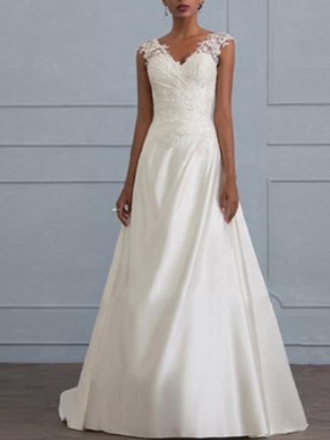 Women's Dresses Temperament Lace Halter Wedding Formal Dresses - Maxi Dresses - INS | Online Fashion Free Shipping Clothing, Dresses, Tops, Shoes - 29/11/2021 - 40-50 - color-white