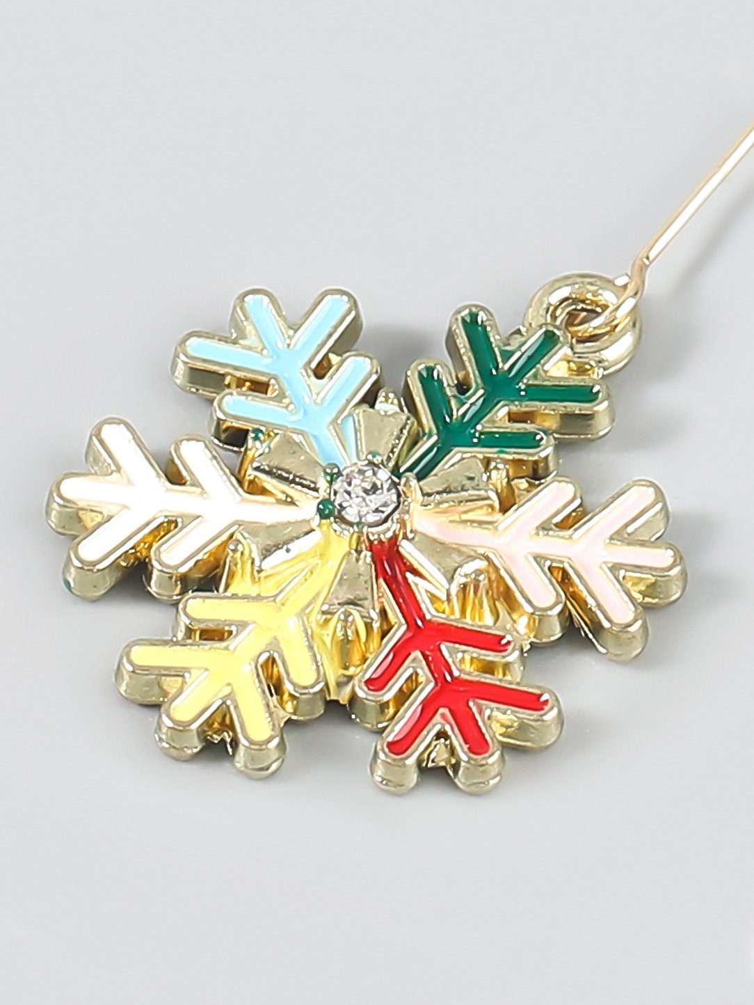 Women's Earrings Fashion Rhinestone Christmas Snowflake Earrings - Earrings - INS | Online Fashion Free Shipping Clothing, Dresses, Tops, Shoes - 16/11/2021 - Accs & Jewelry - color-gold