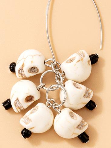 Women's Earrings Halloween Multiple Skull Earrings - Earrings - INS | Online Fashion Free Shipping Clothing, Dresses, Tops, Shoes - 07/09/2021 - Accs & Jewelry - color-one-set5-pcs