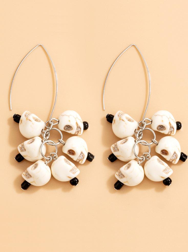 Women's Earrings Halloween Multiple Skull Earrings - Earrings - INS | Online Fashion Free Shipping Clothing, Dresses, Tops, Shoes - 07/09/2021 - Accs & Jewelry - color-one-set5-pcs