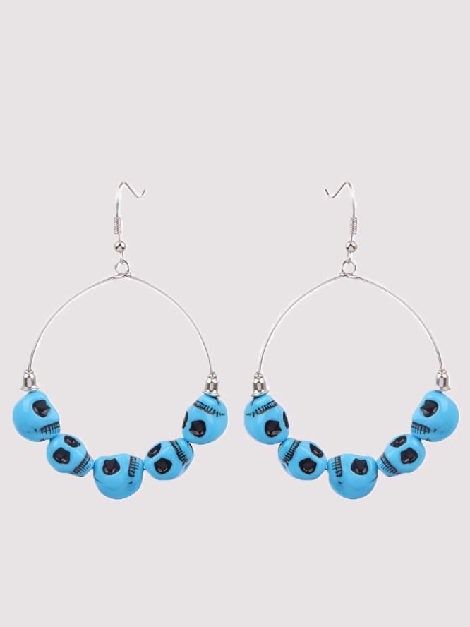 Women's Earrings Halloween Skull Exaggerated Demon Eye Thriller Big Circle Earrings - Earrings - INS | Online Fashion Free Shipping Clothing, Dresses, Tops, Shoes - 07/09/2021 - Accs & Jewelry - color-black