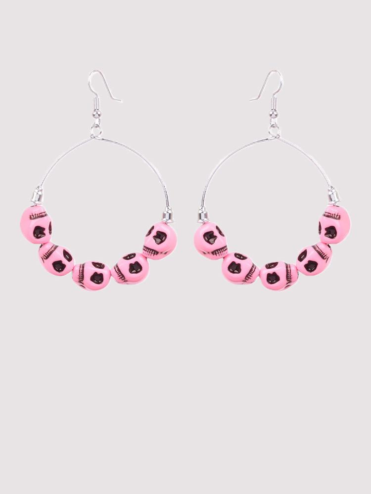 Women's Earrings Halloween Skull Exaggerated Demon Eye Thriller Big Circle Earrings - Earrings - INS | Online Fashion Free Shipping Clothing, Dresses, Tops, Shoes - 07/09/2021 - Accs & Jewelry - color-black