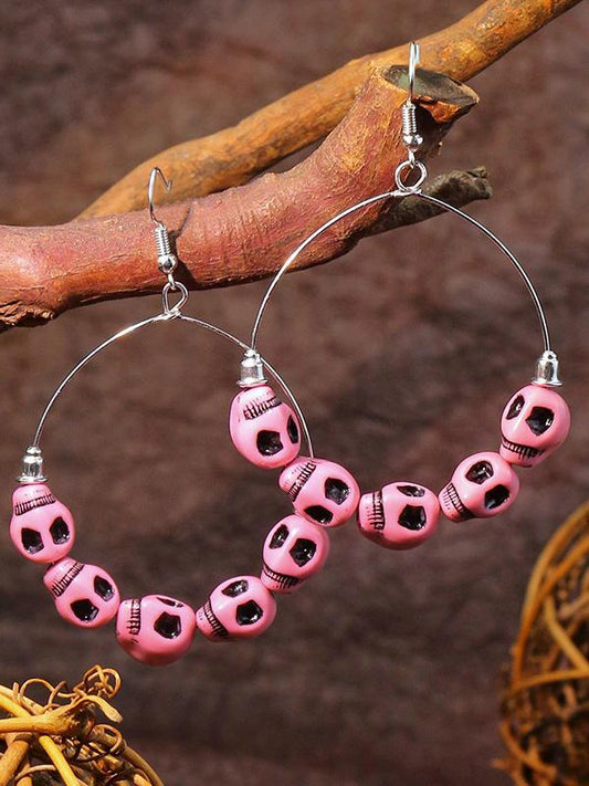 Women's Earrings Halloween Skull Exaggerated Demon Eye Thriller Big Circle Earrings - Earrings - INS | Online Fashion Free Shipping Clothing, Dresses, Tops, Shoes - 07/09/2021 - Accs & Jewelry - color-black