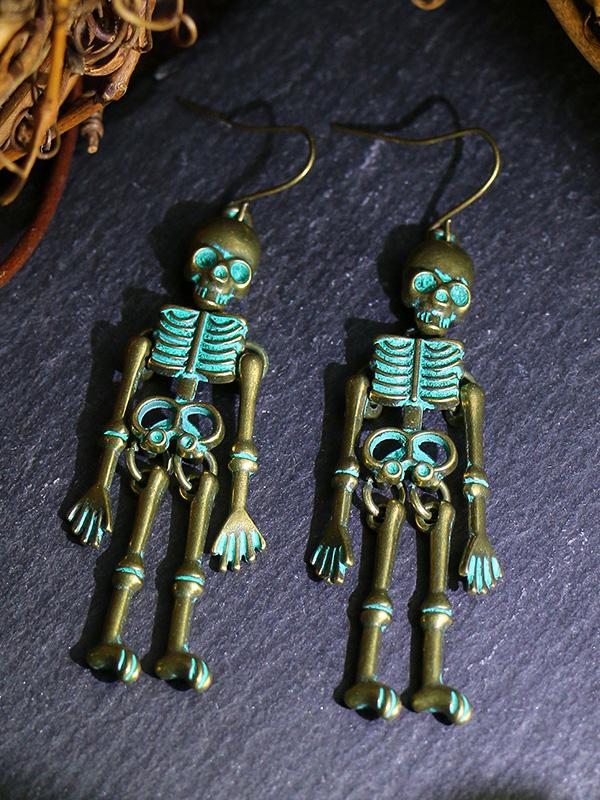 Women's Earrings Halloween Skull Exaggerated Nightclub Punk Style Earrings - Earrings - INS | Online Fashion Free Shipping Clothing, Dresses, Tops, Shoes - 07/09/2021 - Accs & Jewelry - color-black