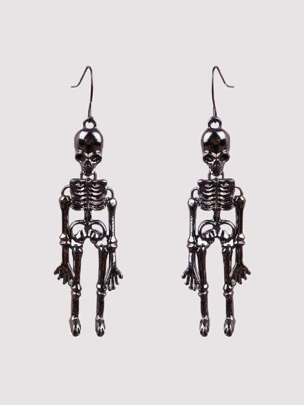 Women's Earrings Halloween Skull Exaggerated Nightclub Punk Style Earrings - Earrings - INS | Online Fashion Free Shipping Clothing, Dresses, Tops, Shoes - 07/09/2021 - Accs & Jewelry - color-black