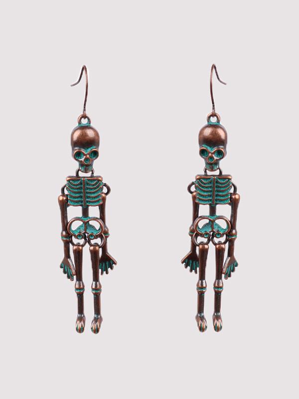 Women's Earrings Halloween Skull Exaggerated Nightclub Punk Style Earrings - Earrings - INS | Online Fashion Free Shipping Clothing, Dresses, Tops, Shoes - 07/09/2021 - Accs & Jewelry - color-black