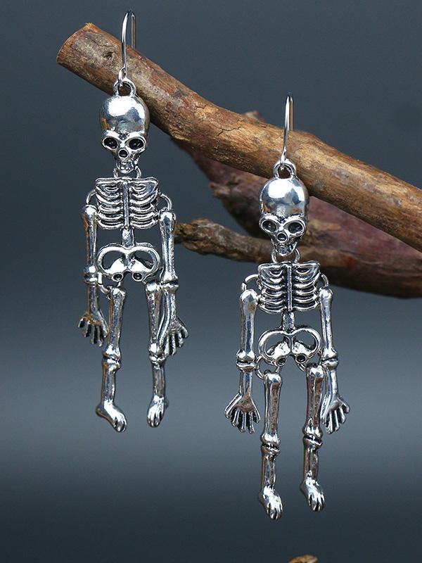 Women's Earrings Halloween Skull Exaggerated Nightclub Punk Style Earrings - Earrings - INS | Online Fashion Free Shipping Clothing, Dresses, Tops, Shoes - 07/09/2021 - Accs & Jewelry - color-black