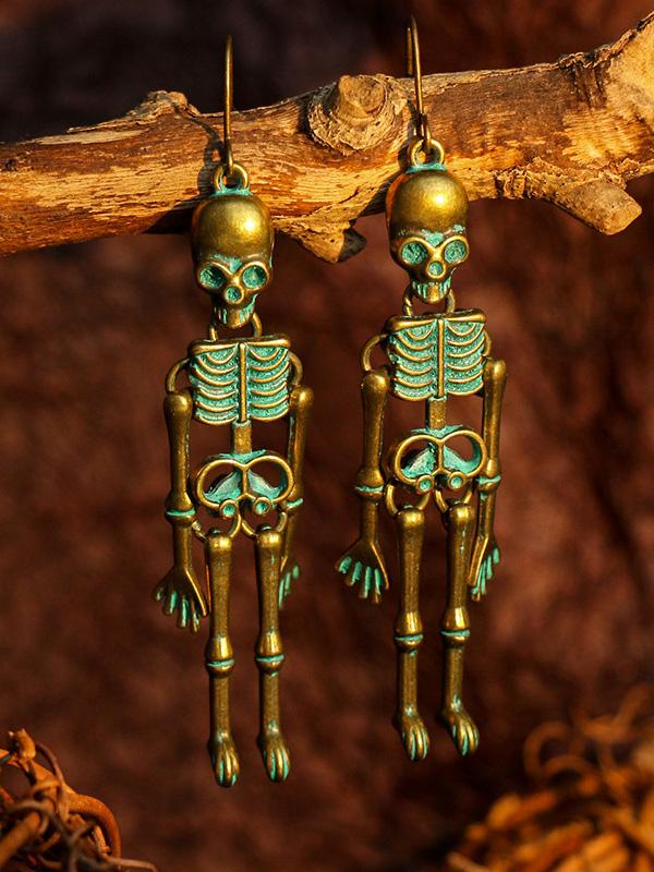 Women's Earrings Halloween Skull Exaggerated Nightclub Punk Style Earrings - Earrings - INS | Online Fashion Free Shipping Clothing, Dresses, Tops, Shoes - 07/09/2021 - Accs & Jewelry - color-black