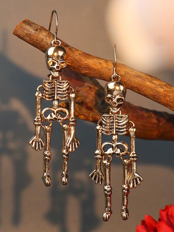Women's Earrings Halloween Skull Exaggerated Nightclub Punk Style Earrings - Earrings - INS | Online Fashion Free Shipping Clothing, Dresses, Tops, Shoes - 07/09/2021 - Accs & Jewelry - color-black