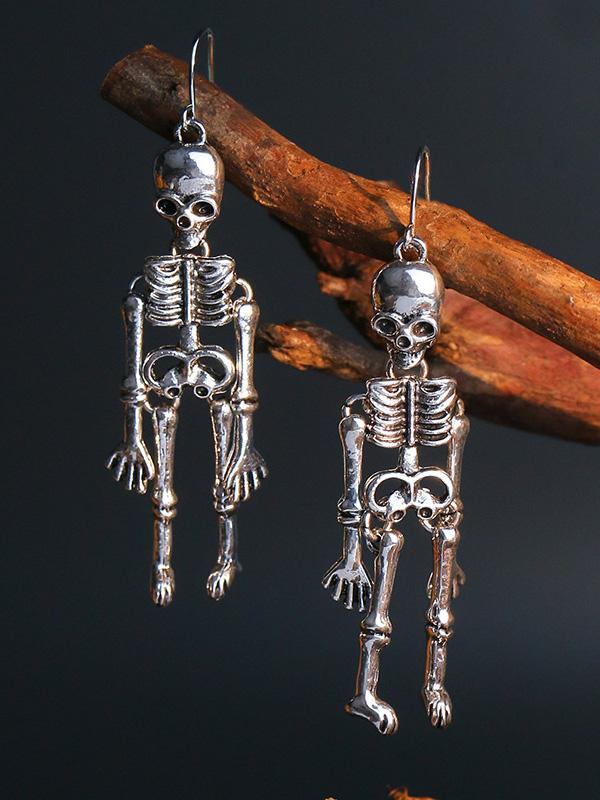 Women's Earrings Halloween Skull Exaggerated Nightclub Punk Style Earrings - Earrings - INS | Online Fashion Free Shipping Clothing, Dresses, Tops, Shoes - 07/09/2021 - Accs & Jewelry - color-black
