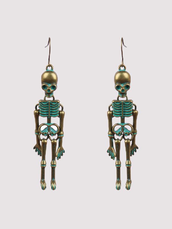 Women's Earrings Halloween Skull Exaggerated Nightclub Punk Style Earrings - Earrings - INS | Online Fashion Free Shipping Clothing, Dresses, Tops, Shoes - 07/09/2021 - Accs & Jewelry - color-black