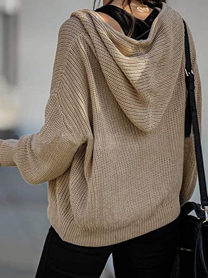 Women's Hoodies Casual Drawstring Zipper Sweater Cardigan Hoodie - Hoodies - INS | Online Fashion Free Shipping Clothing, Dresses, Tops, Shoes - 18/09/2021 - 30-40 - Category_Hoodies