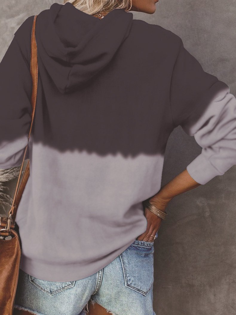 Women's Hoodies Contrast Pocket Drawstring Long Sleeve Hoodie - Hoodies - INS | Online Fashion Free Shipping Clothing, Dresses, Tops, Shoes - 18/09/2021 - 20-30 - Category_Hoodies