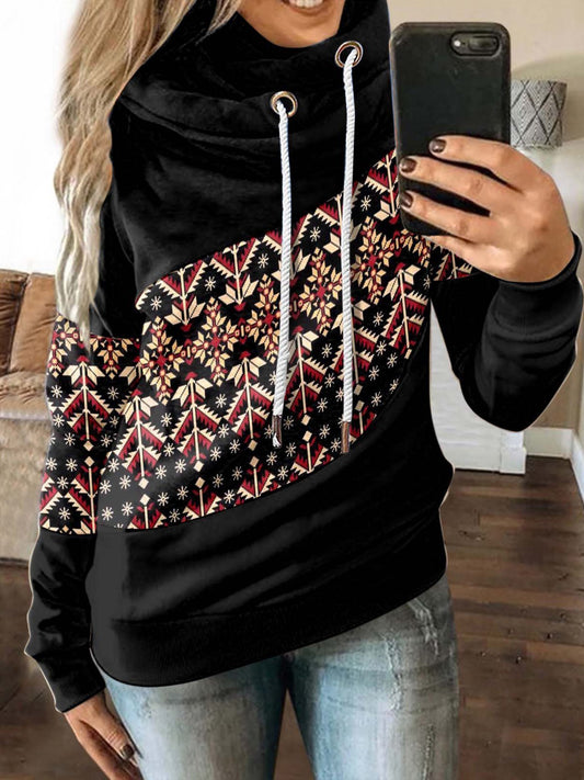 Women's Hoodies Graphic Print Drawstring Long Sleeve Hoodie - Hoodies - Instastyled | Online Fashion Free Shipping Clothing, Dresses, Tops, Shoes - 06/12/2021 - 20-30 - color-army_green