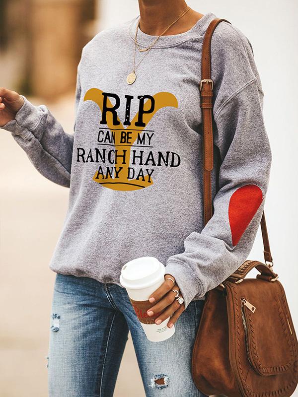 Women's Hoodies Round Neck Pullover Letter Print Long Sleeve Hoodies - Hoodies - INS | Online Fashion Free Shipping Clothing, Dresses, Tops, Shoes - 01/12/2021 - 20-30 - color-gray